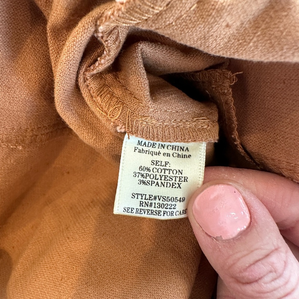 Very J Rust Mini Skirt - Picture 3 of 4